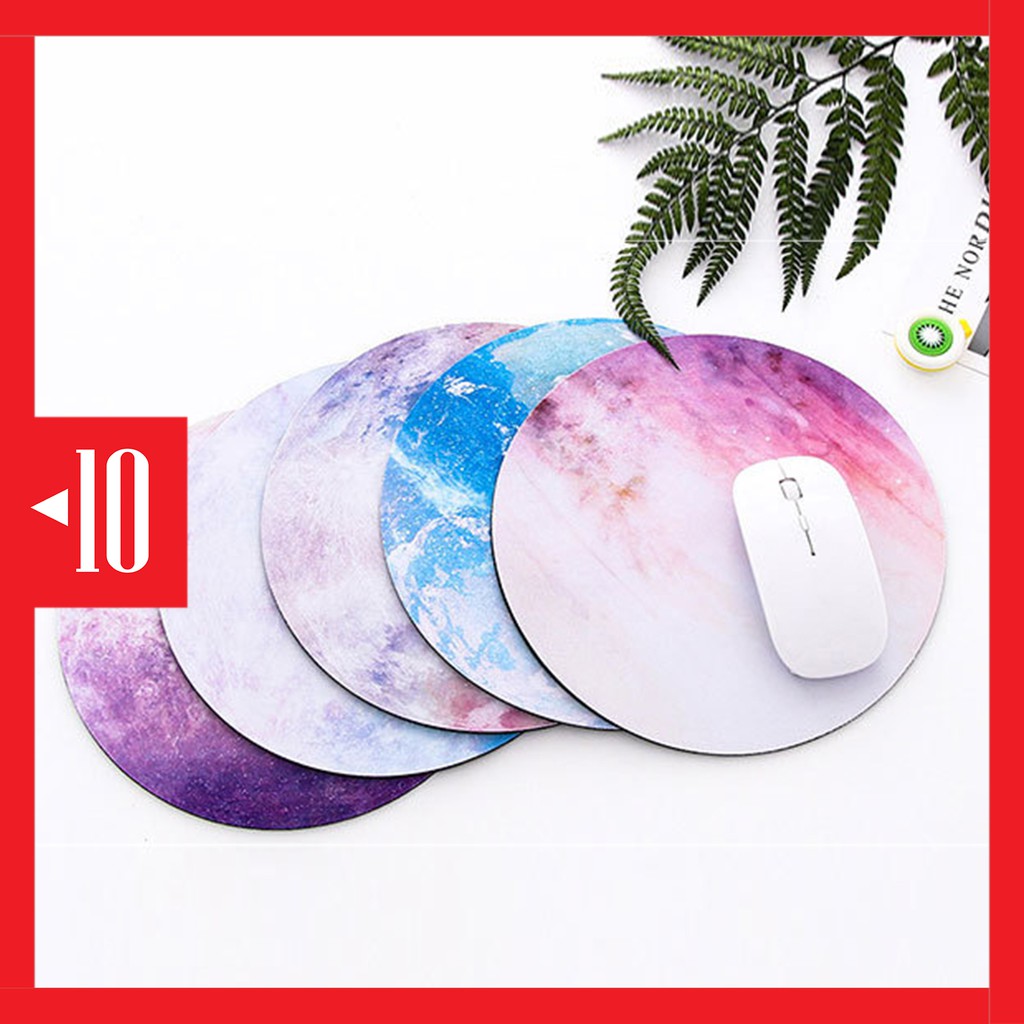 Jual MPBU mouse pad gaming bulat karet mousepad antislip galaxy planet ...