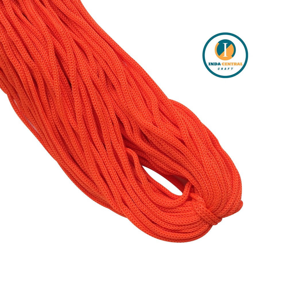 Jual TALI KUR PP BAHAN BENANG POLY 3 MM ORANGE | Shopee Indonesia