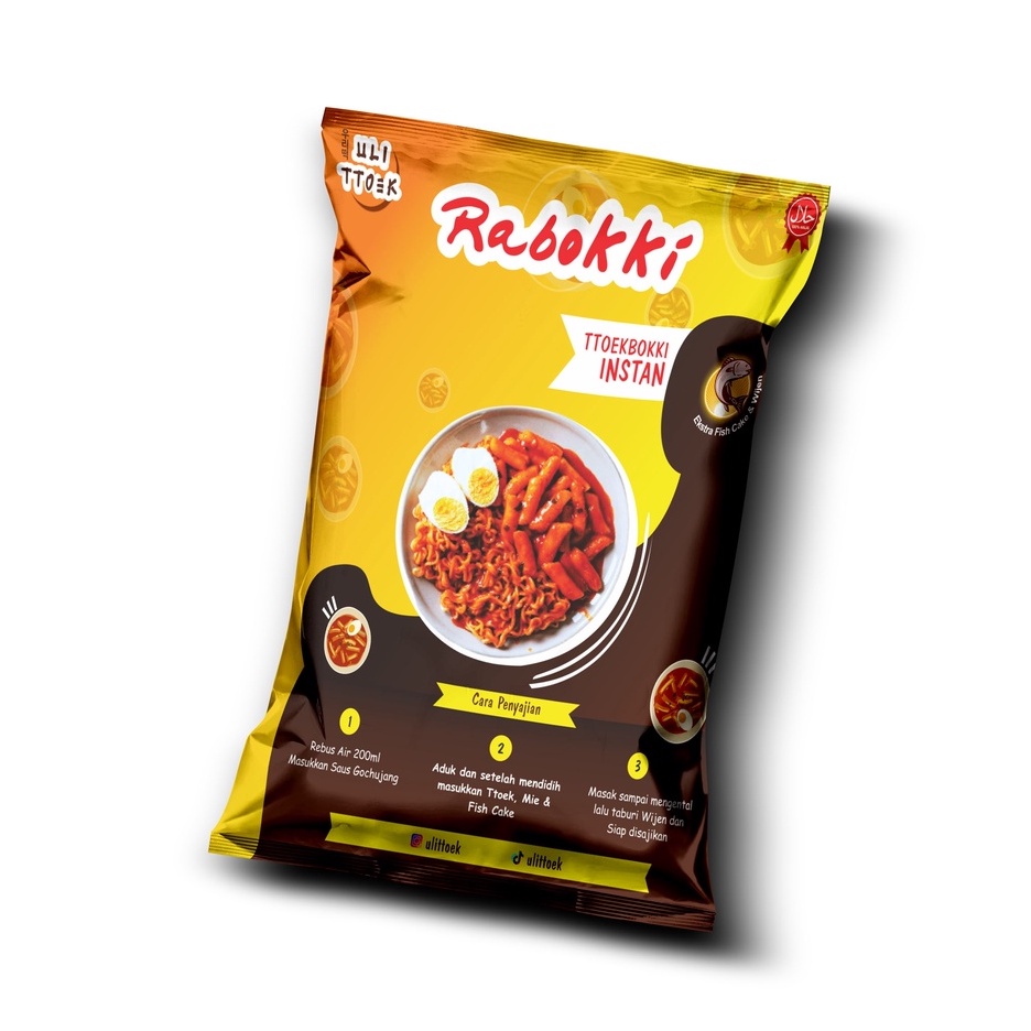 Jual ULI RABOKKI - Ramen Topokki HALAL / Tteokbokki Instant Toppoki ...