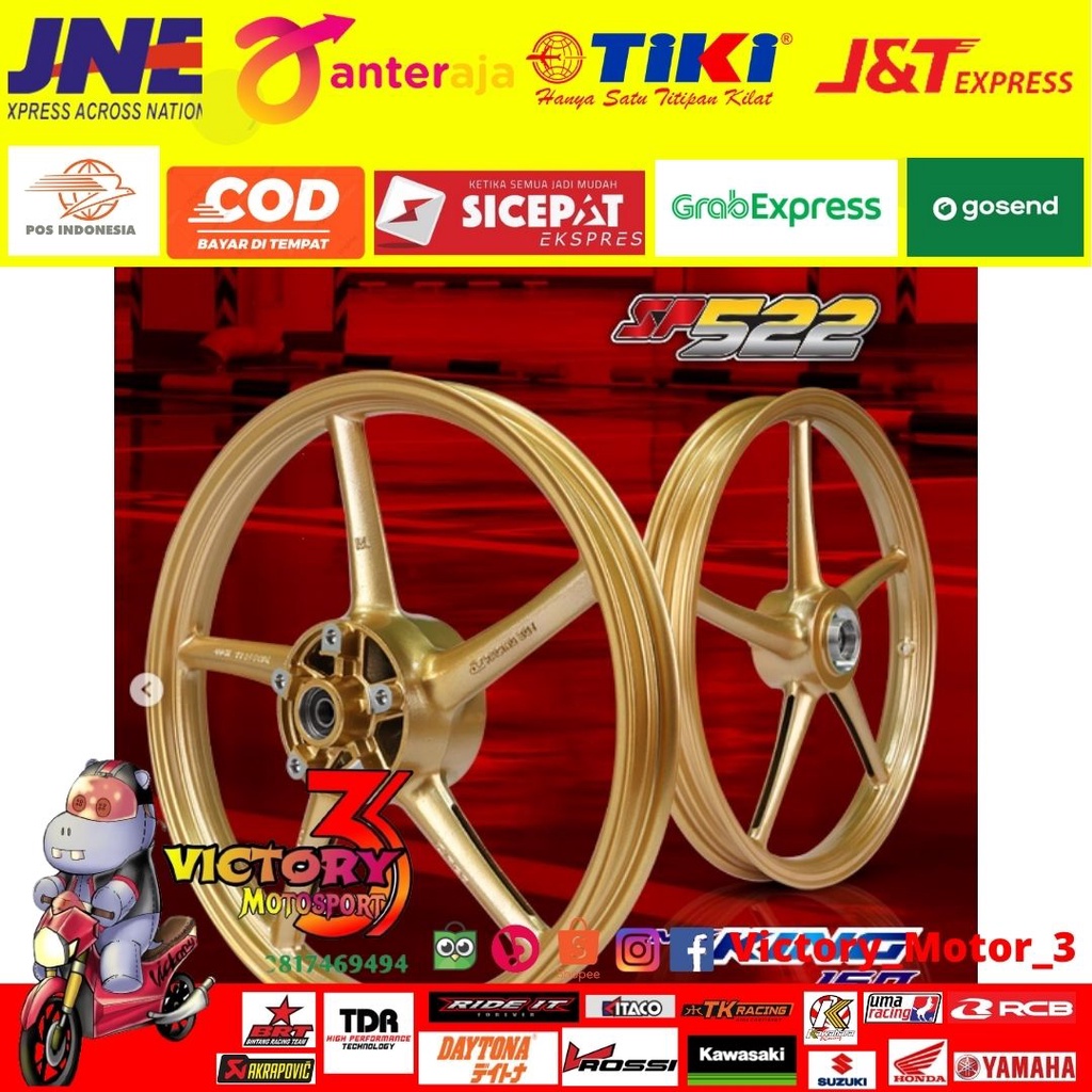 Jual VELG MOTOR RACING RCB SP522 PALANG 5 MXKING Shopee Indonesia