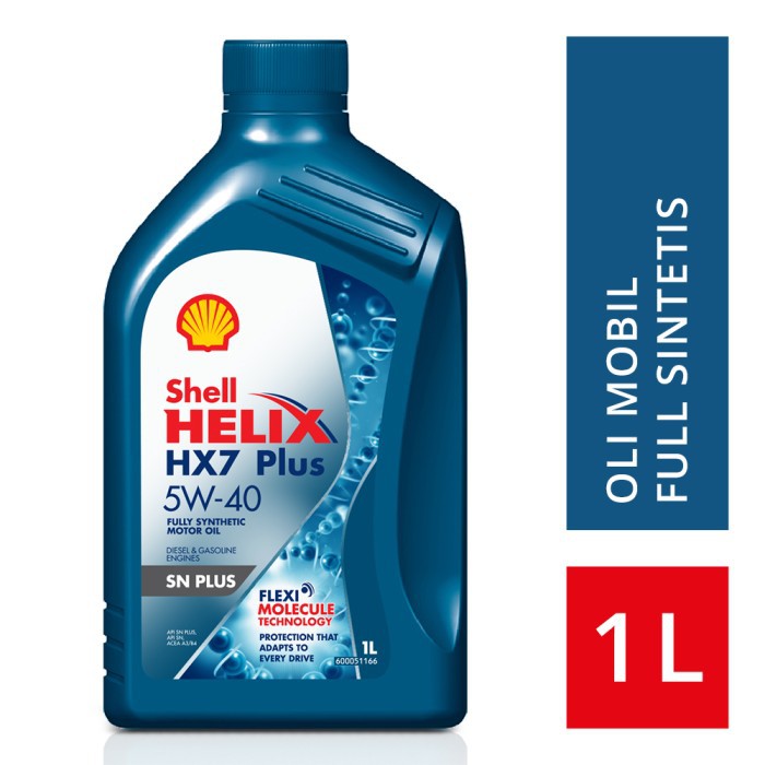 Jual Oli Mobil Shell Helix HX7 5W40 1L | Shopee Indonesia