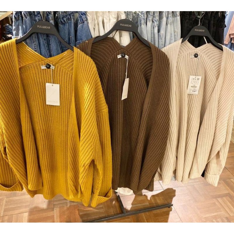 Cardigan pull hot sale & bear