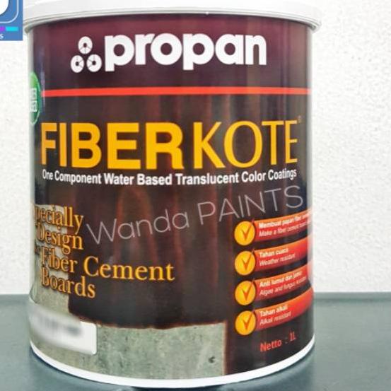 Jual Baru Propan Fiberkote Cat Warna Kayu Papan Semen 1 Liter Shopee Indonesia 6272