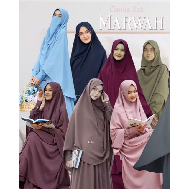 Jual Gamis Marwah Set by Azda Hijab | Shopee Indonesia
