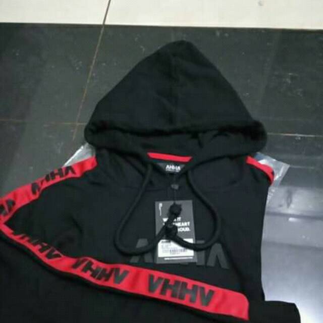 Hoodie ahha stripe red online