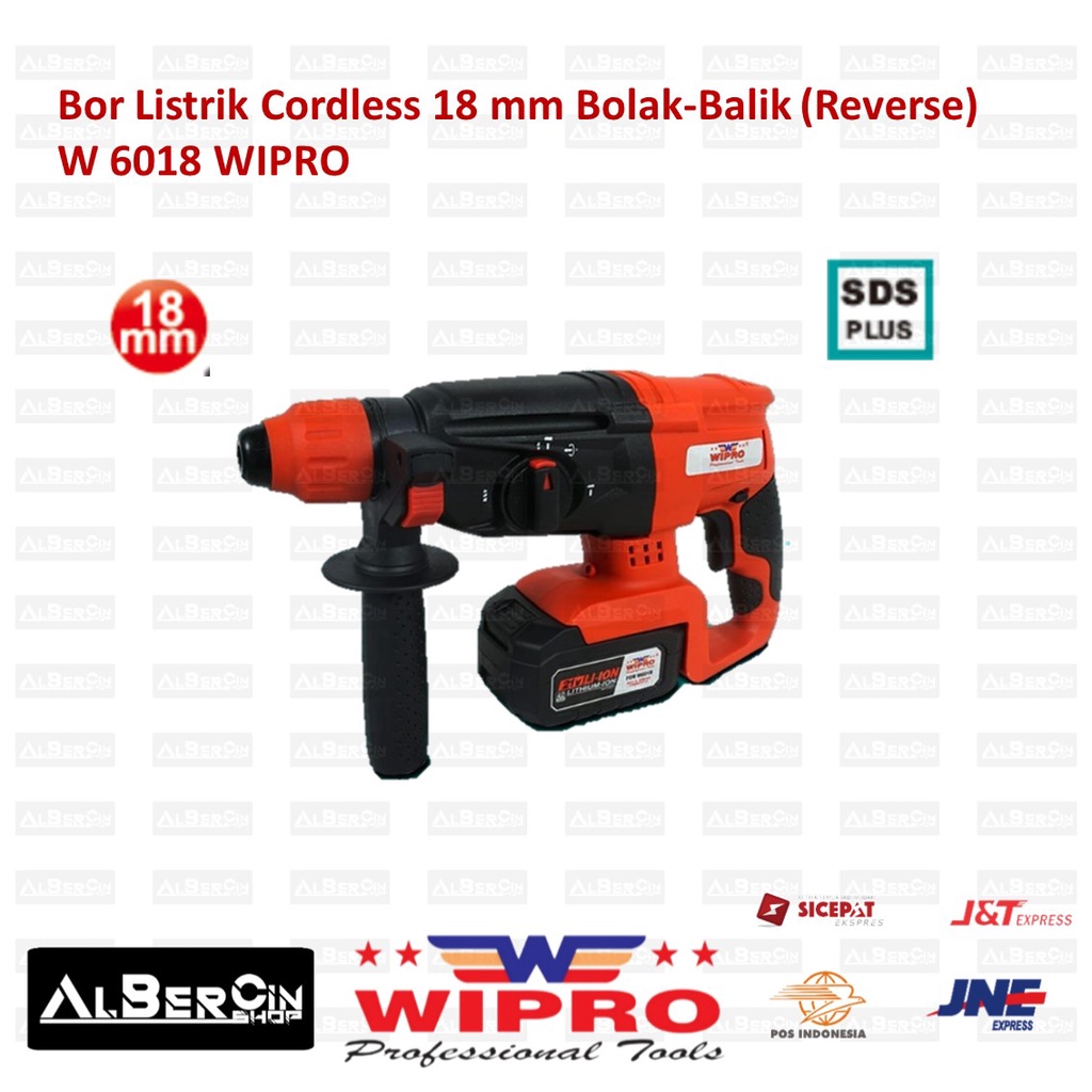 Jual Mesin Bor Listrik Cordless Rotary Hammer Mm Wipro W