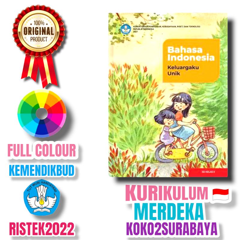 Jual BUKU PAKET BAHASA INDONESIA SD KELAS 2 KURIKULUM MERDEKA SEKOLAH ...