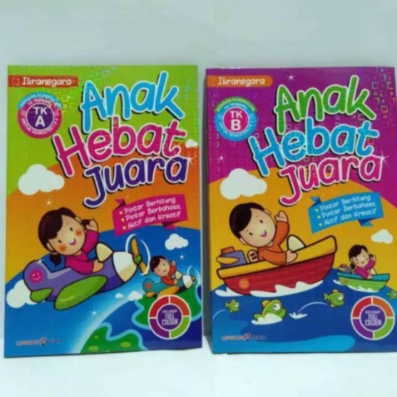 Jual Buku TK Anak Hebat Juara/Buku Kreatifitas Anak TK Penerbit Lingkar ...