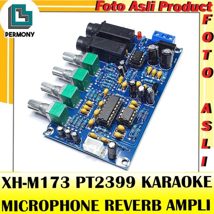 Jual XH-M173 PT2399 Mic Karaoke Microphone Echo Audio Reverb Board Kit ...