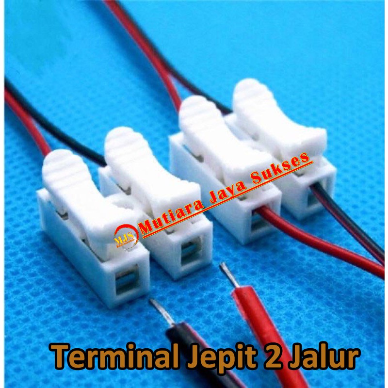 Jual TERMINAL SAMBUNGAN KABEL 2 PIN MODEL JEPIT QUICK CONNECT 2 WIRE