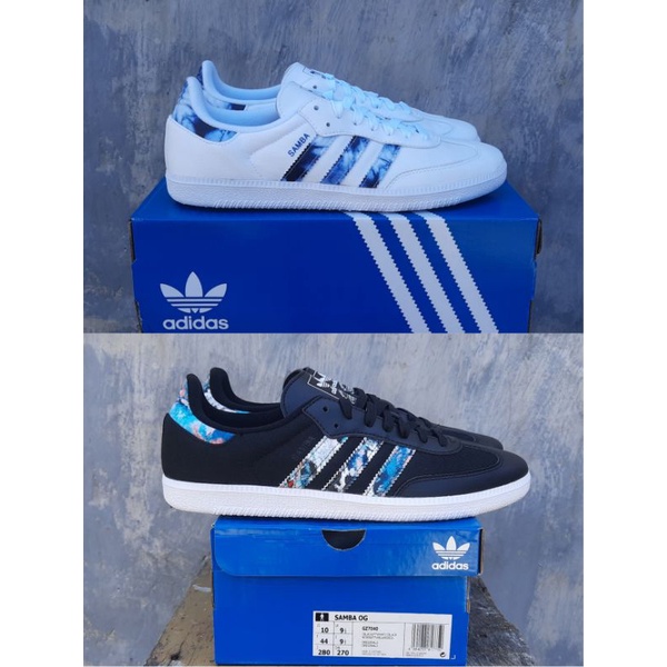 adidas gazelle silver green womens Patchwork Denim Adidas Samba main image 1