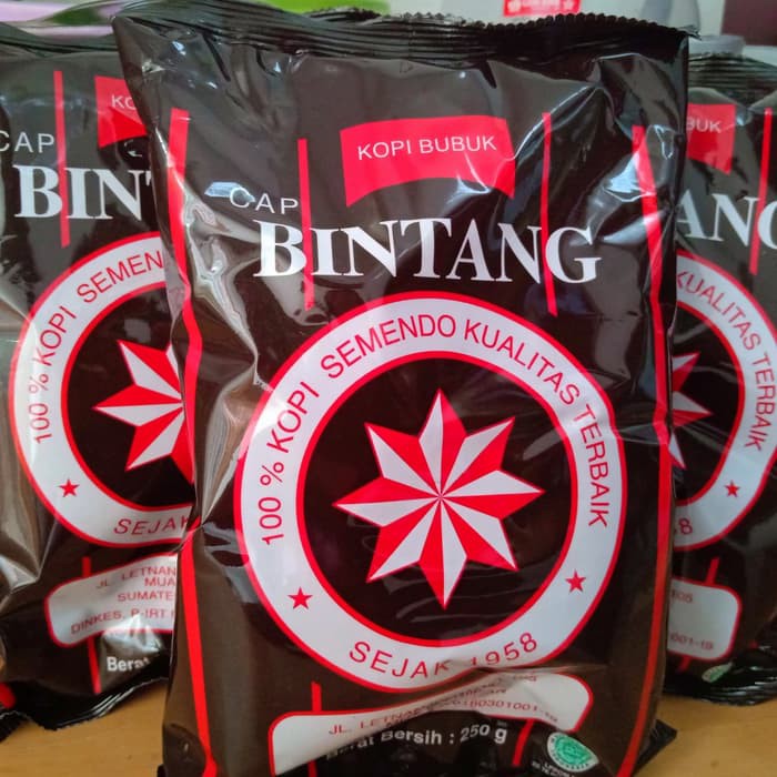 Jual Kopi Cap Bintang Asli Semendo Muara Enim 250 Gram Shopee Indonesia