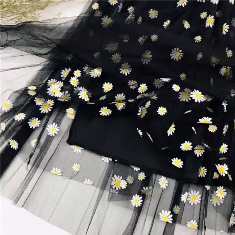 Jual Rok Tutu Korea Import / Maxi Skirt Motif Bunga | Shopee Indonesia