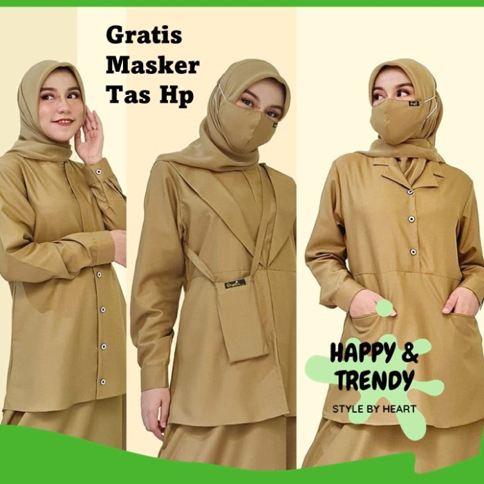 Jual Wanita Pns Seragam Seragam Dinas Pemda Pns Asn Pdh Gamis Wanita