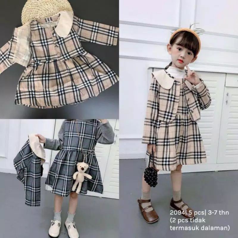 Burberry sale dress anak