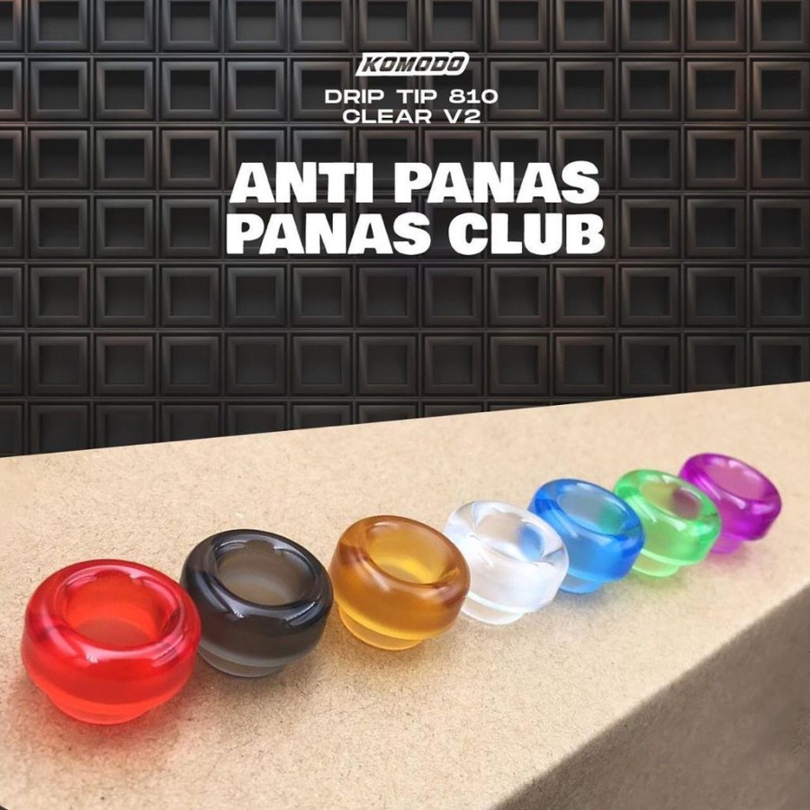 Jual KOMODO DRIP TIP 810 CLEAR SERIES OTEN100 DRIPTIP 810 v2 Shopee
