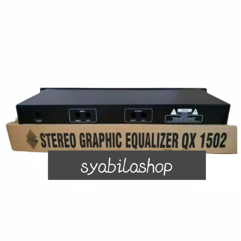 Jual BOX GRAFIK EQUALIZER STEREO 30 CHANNEL RANIC 2X15 QX1502 | Shopee ...