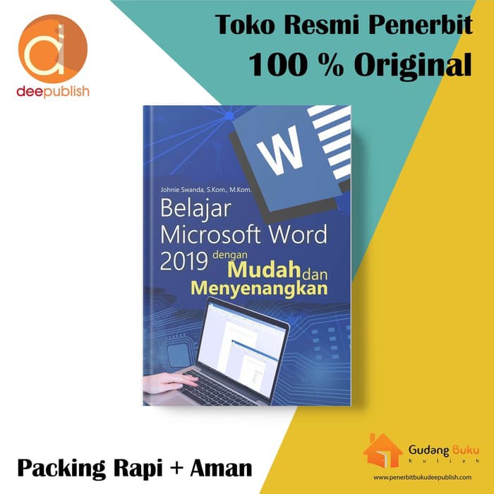 Jual Buku Belajar Microsoft Word 2019 dengan Mudah dan Menyenangkan