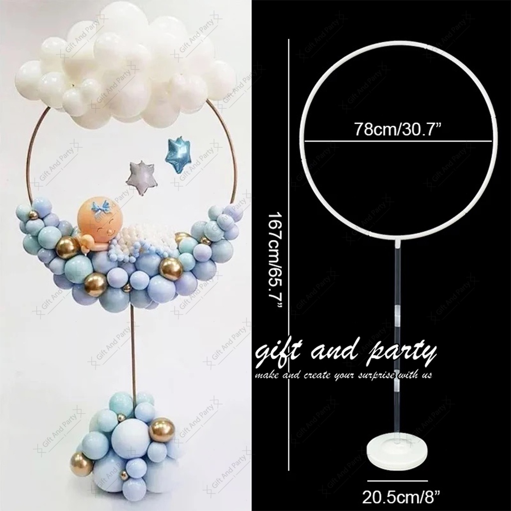 Jual Standing Tiang Dekorasi Balon Bulat / Standing Balon Bentuk
