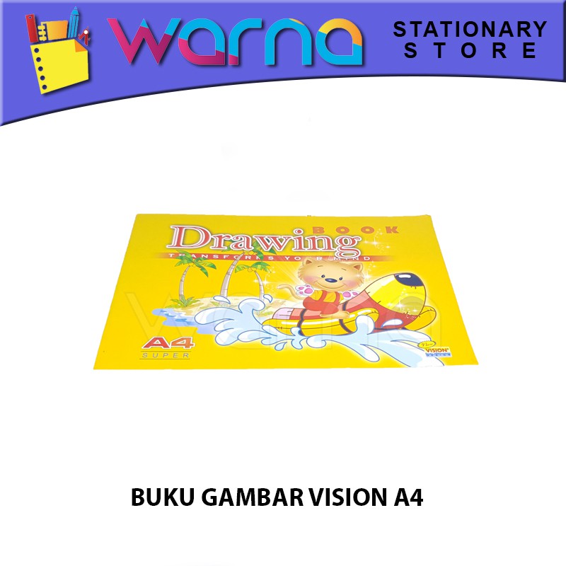 Jual BUKU GAMBAR DRAWING BOOK VISION A4 Shopee Indonesia