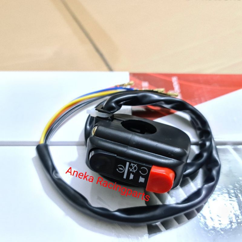 Jual saklar on off plus starter klem stang universal motor | Shopee ...