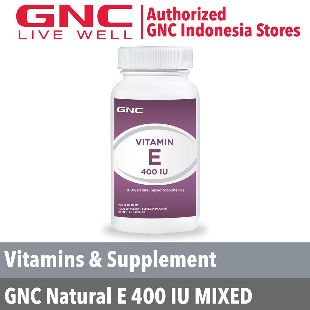 Jual Gnc Vitamin E 400 90 Kapsul (573366) Shopee Indonesia