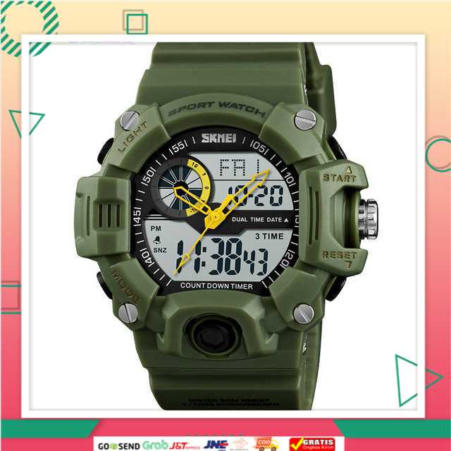 Jual SKMEI Jam Tangan Digital Analog Pria 1331 Shopee Indonesia