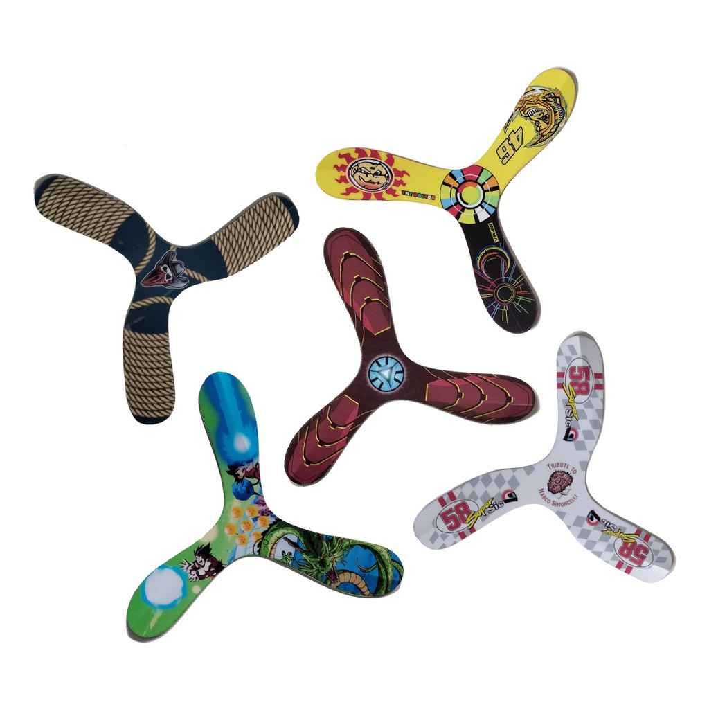 4x Boomerang Set Für Kinder - Rückkehr-Wurfspiel Für Draußen & Anfänger