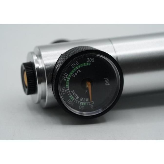 Pompa Per Forcella E Ammortizzatore Bici WEST BIKING, 300 PSI, Manometro Integrato. Valvola Schrader.