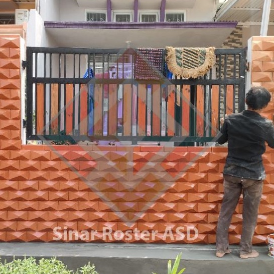 Jual Roster Bata Tempel Motif Mozaik SINAR ROSTER ASD | Shopee Indonesia