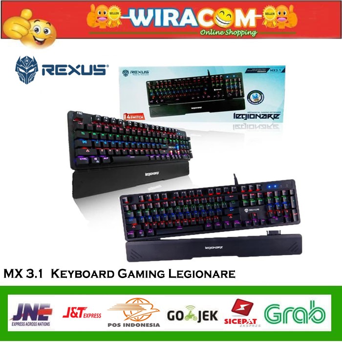 Jual Rexus Legionare MX3.1 / MX 3.1 Rainbow Fullsize Mechanical ...