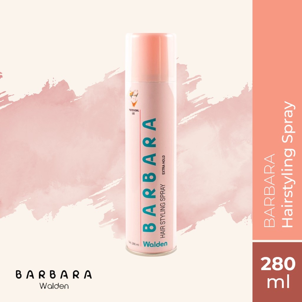 Jual BARBARA Hair Spray 280ml - Hairspray Sedang (Pink/Merah) | Shopee ...