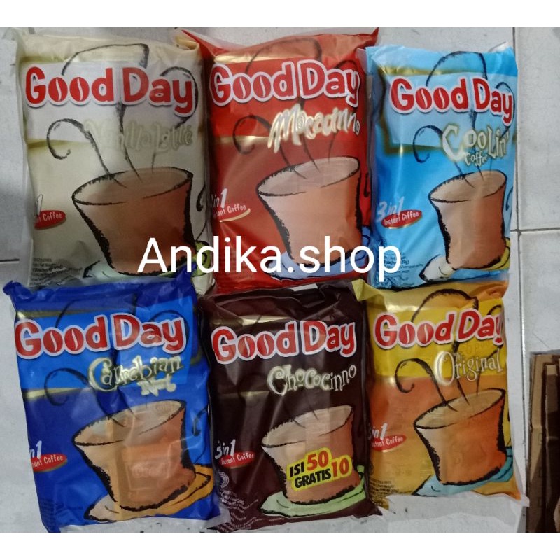 Jual Kopi Good Day Kemasan Sachet Gram Varian Rasa Shopee Indonesia