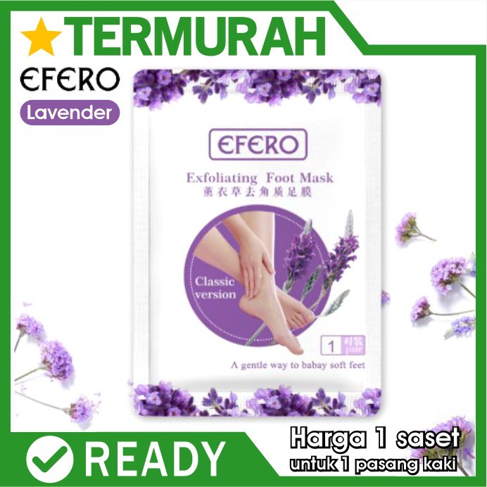 Jual Efero Foot Care Mask Masker Kaki Perawatan Pecah Pedicure