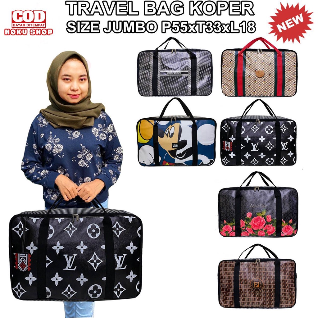 Jual Travel Bag Selempang Koper Ukuran Jumbo / Tas Selempang Pakaian