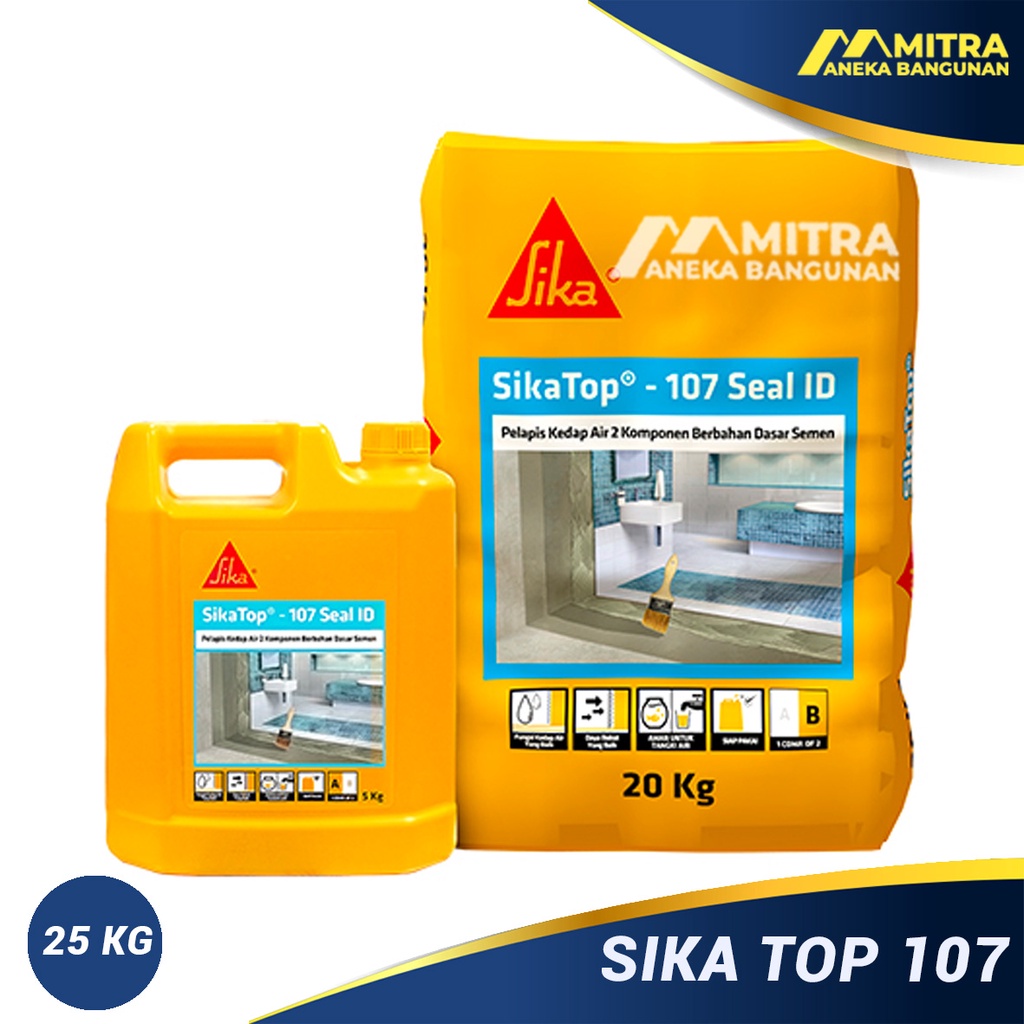 Jual Sika Kg Sika Top Seal Komponen Set A B Pelapis Anti Bocor Dak Beton Kamar Mandi