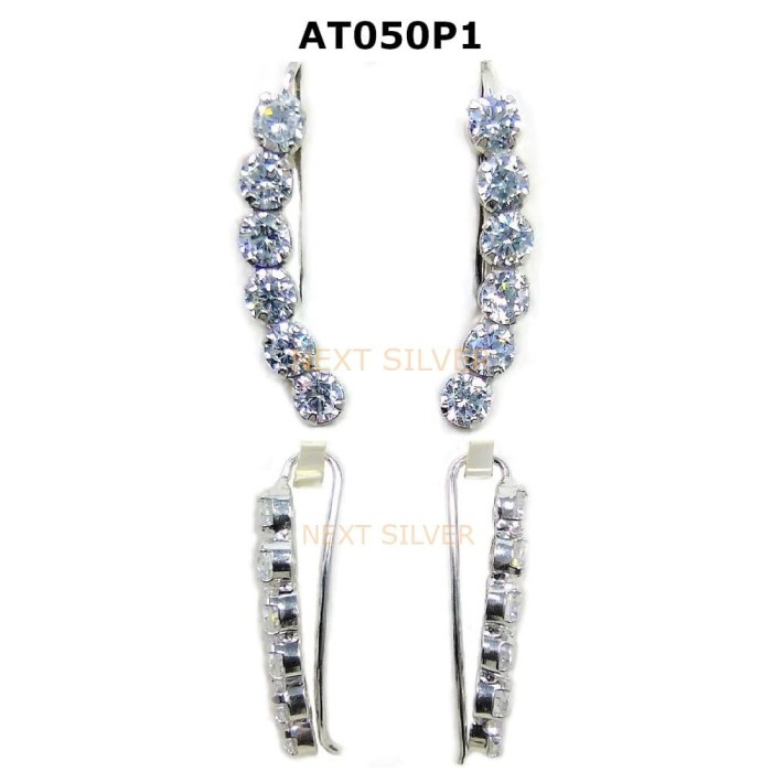 Jual Nilma_Jek Anting Tusuk Sate Permata 2.0 Gram Perak / Silver 925