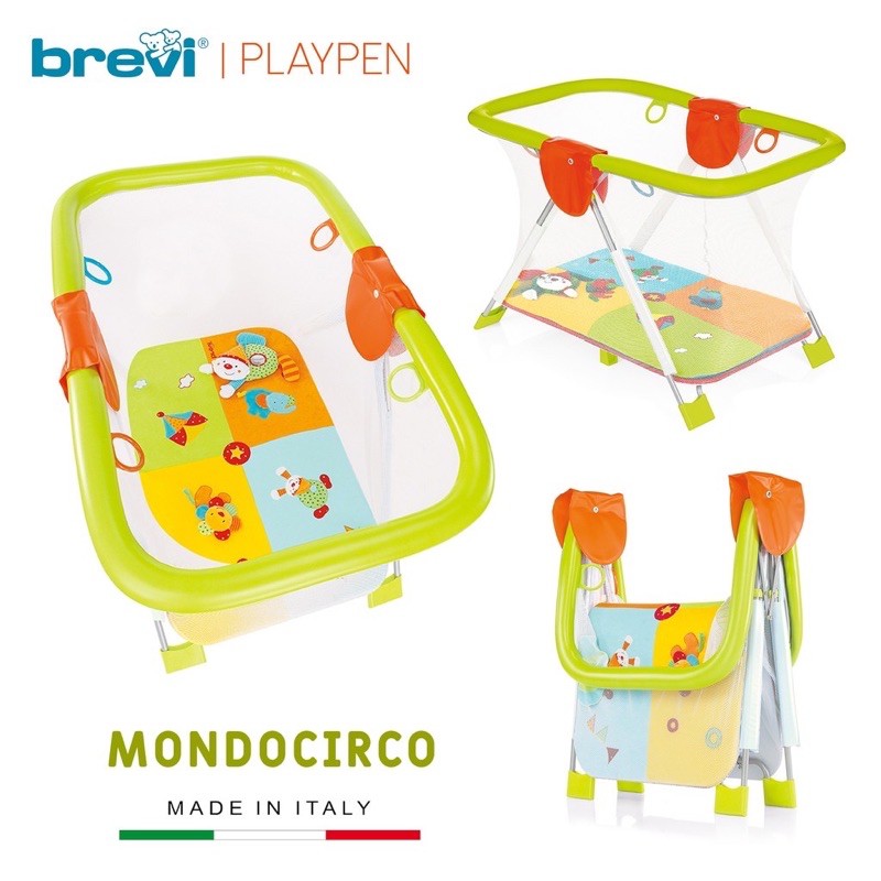 Jual Brevi Playpen Soft & Play Mondocirco Box Bayi Keranjang Bayi Mainan  Bola Anak / bkn nuna