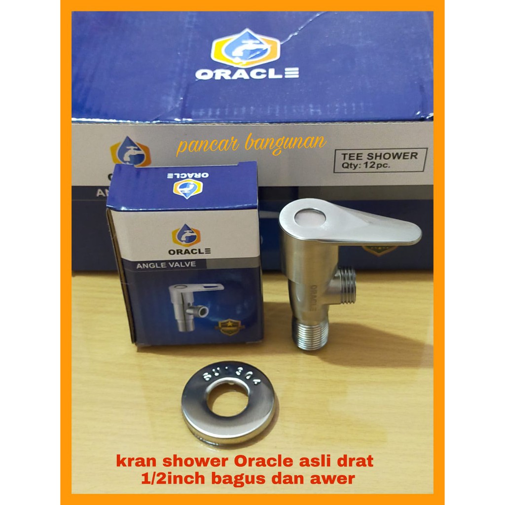 Jual KRAN SHOWER TEE 1/2 INCH ORACLE ENGKOL - KRAN SHOWER T STAINLESS ...