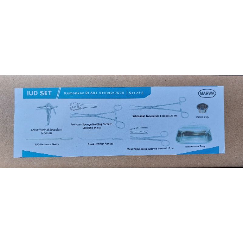 Jual IUD SET | SET OF 8 MARWA | KEMENKES RI 21103817970 | Shopee Indonesia