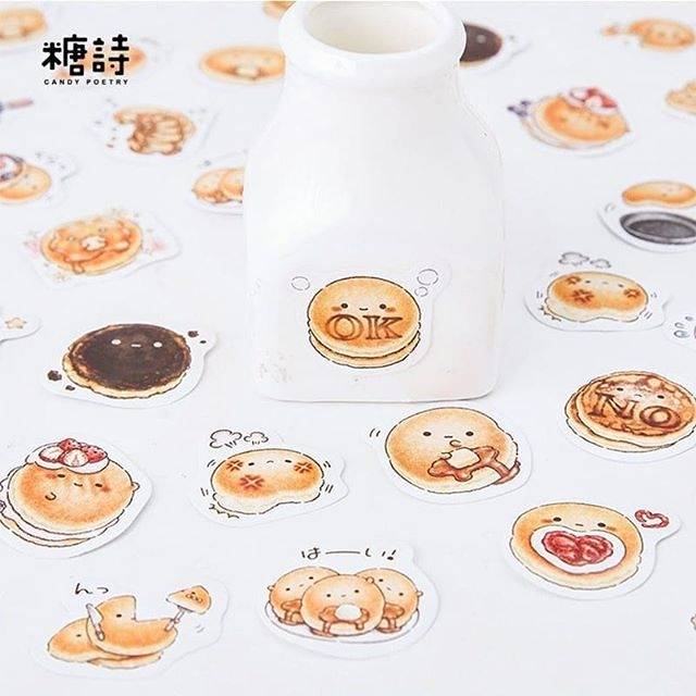 Jual Smiling Pancake Deco Sticker Pack | Shopee Indonesia