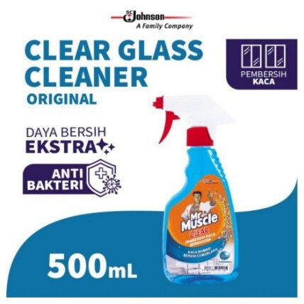 Jual Mr. Muscle Clear Glass Cleaner PUMP Cairan pembersih kaca 500ml ...
