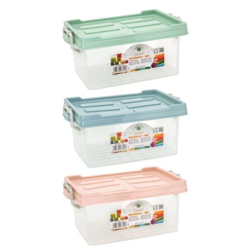 Jual CONTAINER BOX 1,7 LITER KOTAK PENYIMPANAN GREEN LEAF 7801 | Shopee ...