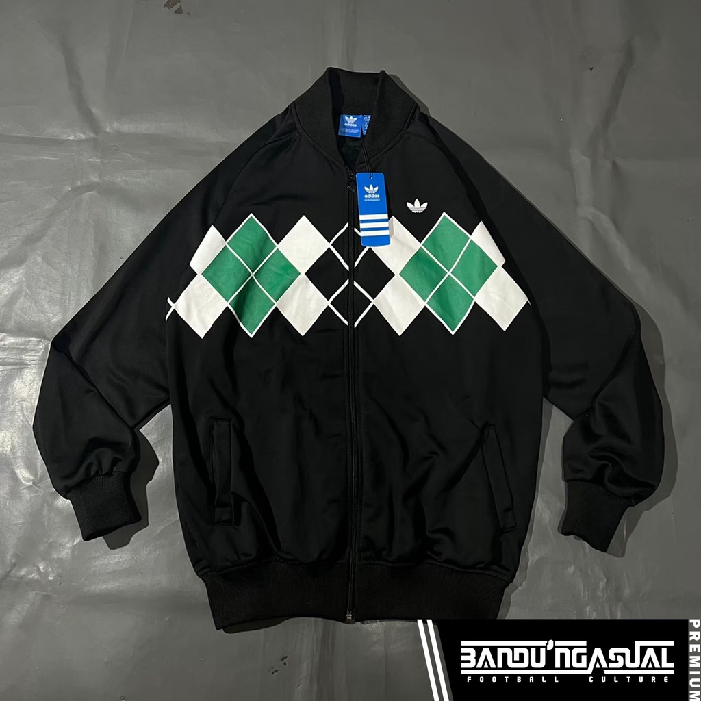 Adidas argyle track top hotsell