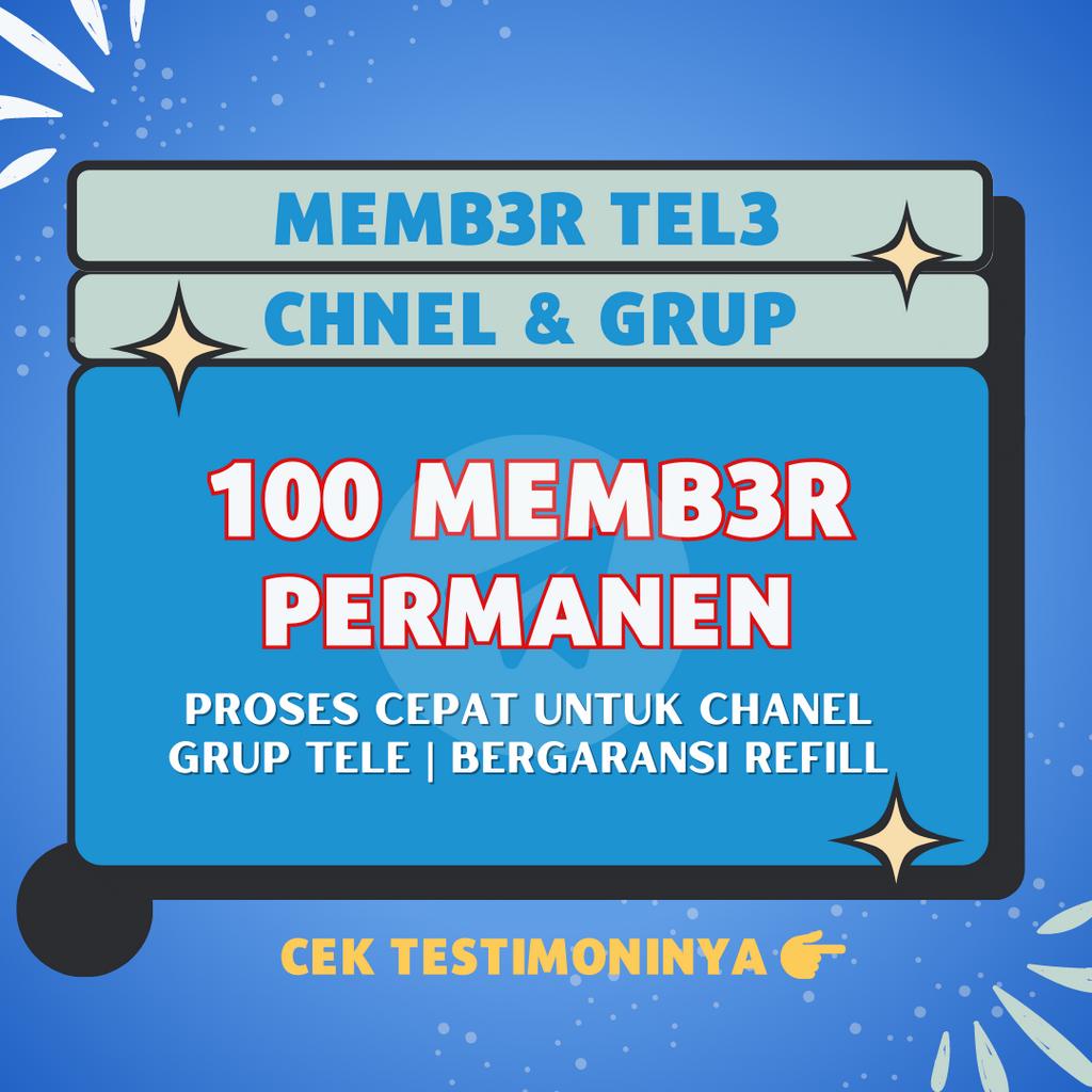 Jual Member Telegram Chanel Dan Grup Permanen Bergransi Refill Shopee