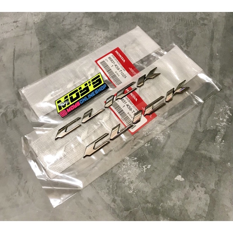 Jual EMBLEM CLICK ORIGINAL HONDA THAILAND | Shopee Indonesia