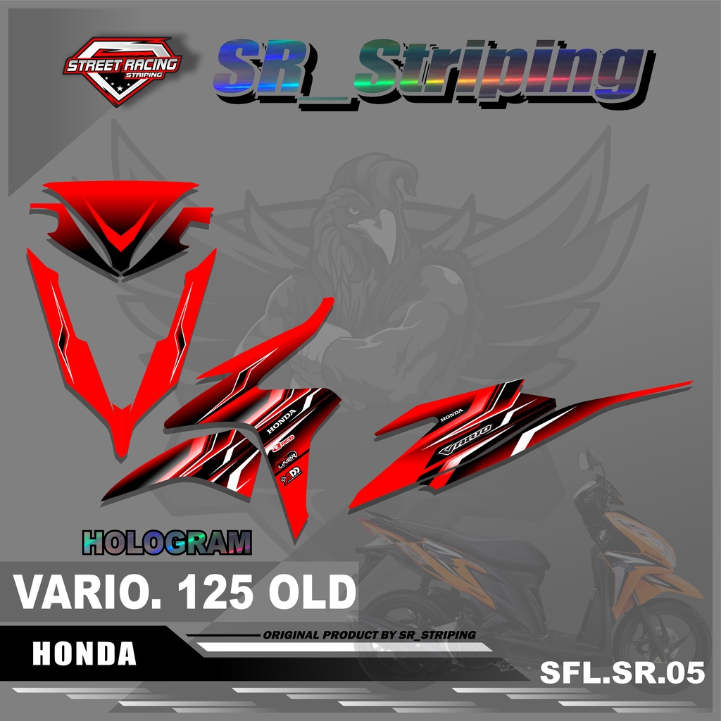 Jual Stiker Striping VARIO 125 Old/Lama - Sticker Variasi VARIO 125 Old