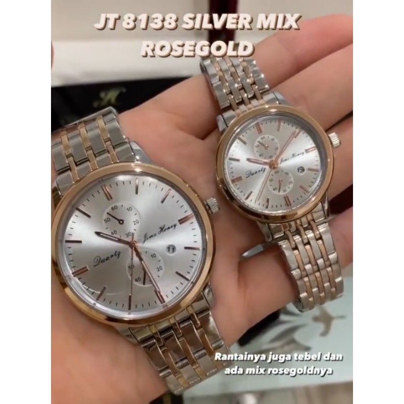 Jual Free Box Jam Tangan Couple 8138 Jims Honey ( Harga Satuan ) Wanita