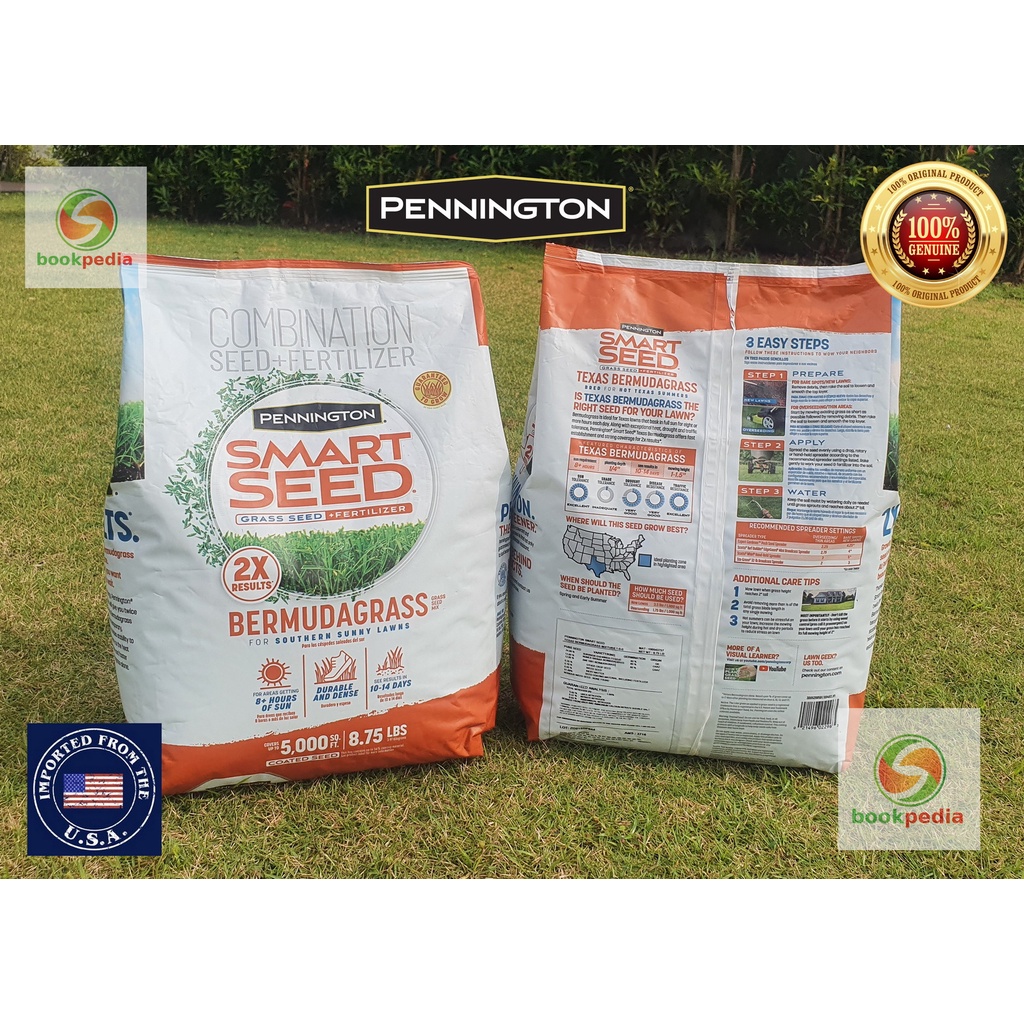 Jual Benih Rumput Bermuda Impor PENNINGTON Smart Seed Bermuda Mix Pupuk ...