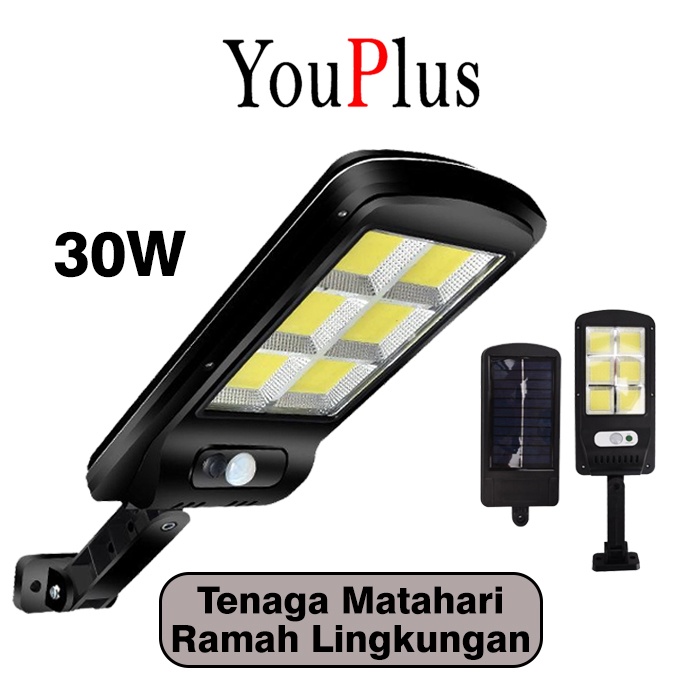 Jual YOUPLUS LAMPU JALAN LED 30W TENAGA MATAHARI - PJU LED SOLAR CELL ...